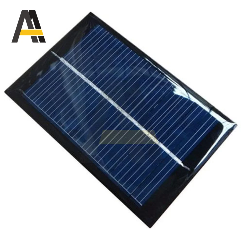 Solar Panel 0.5V 2V 5V 6V 9V Mini Solar System DIY For Battery Cell Phone Chargers Portable Solar Cell 0.6W 2W 100MA 300MA