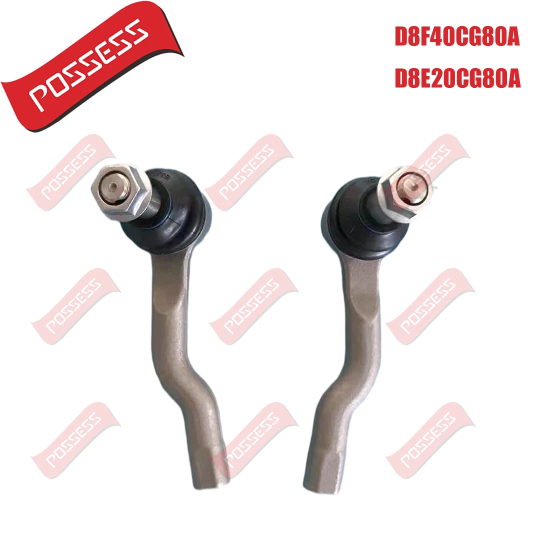 A Pair of Front Axle Outer Steering Tie Rod Ends Ball Joint For Infiniti FX35 FX45  S50  2003-2008,OE D8F40CG80A  D8E20CG80A