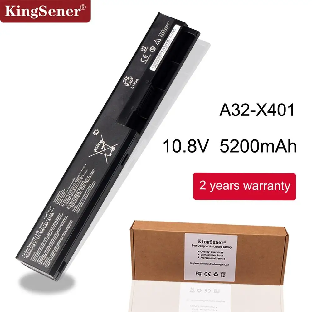 

KingSener 10.8V 5200mAh A32-X401 Laptop Battery for ASUS F301 F401 X301 X301A X401 X401A X501 X501A S301A S401A A41-X401