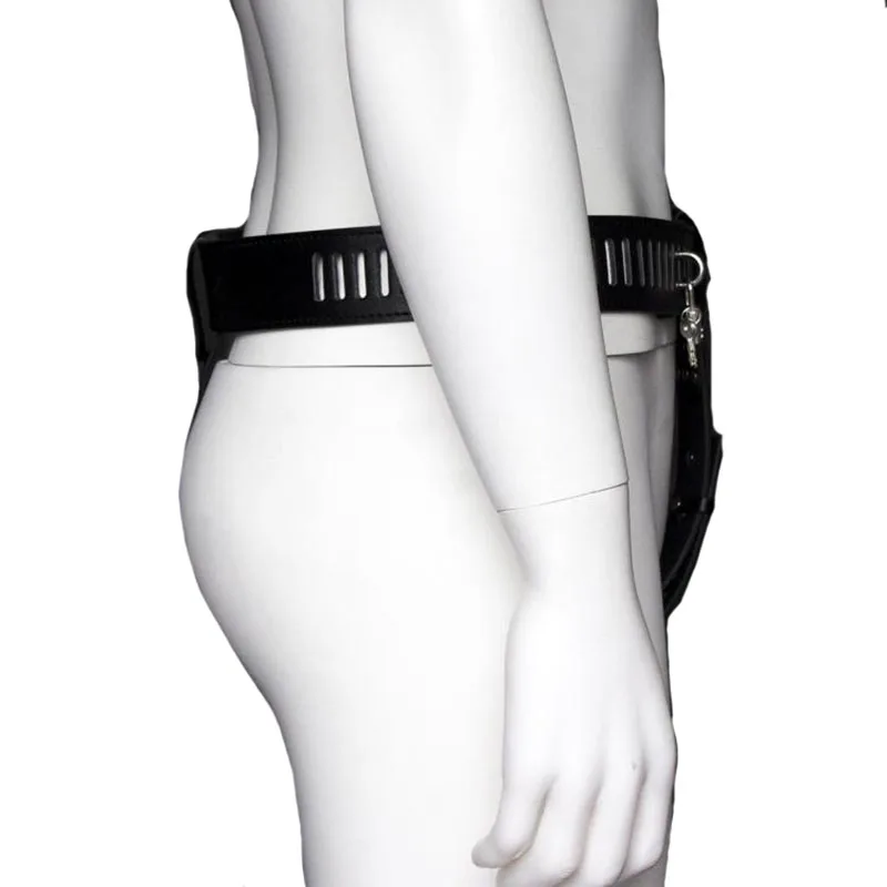 حزام العفة النسائي BDSM، يمكن ارتداؤه تحت الملابس عبودية جلدية، ألعاب جنسية للأزواج، ألعاب الكبار #4
