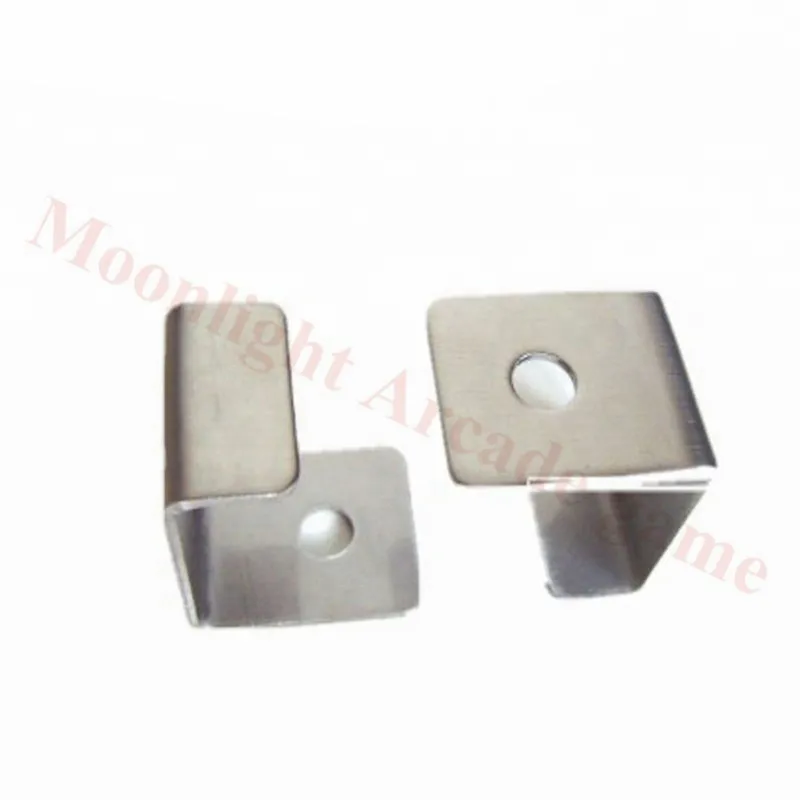 8PCS/Lot Stainless steel Glass Clip For Table Top Cocktail Machine Arcade Parts of Arcade Game Machine