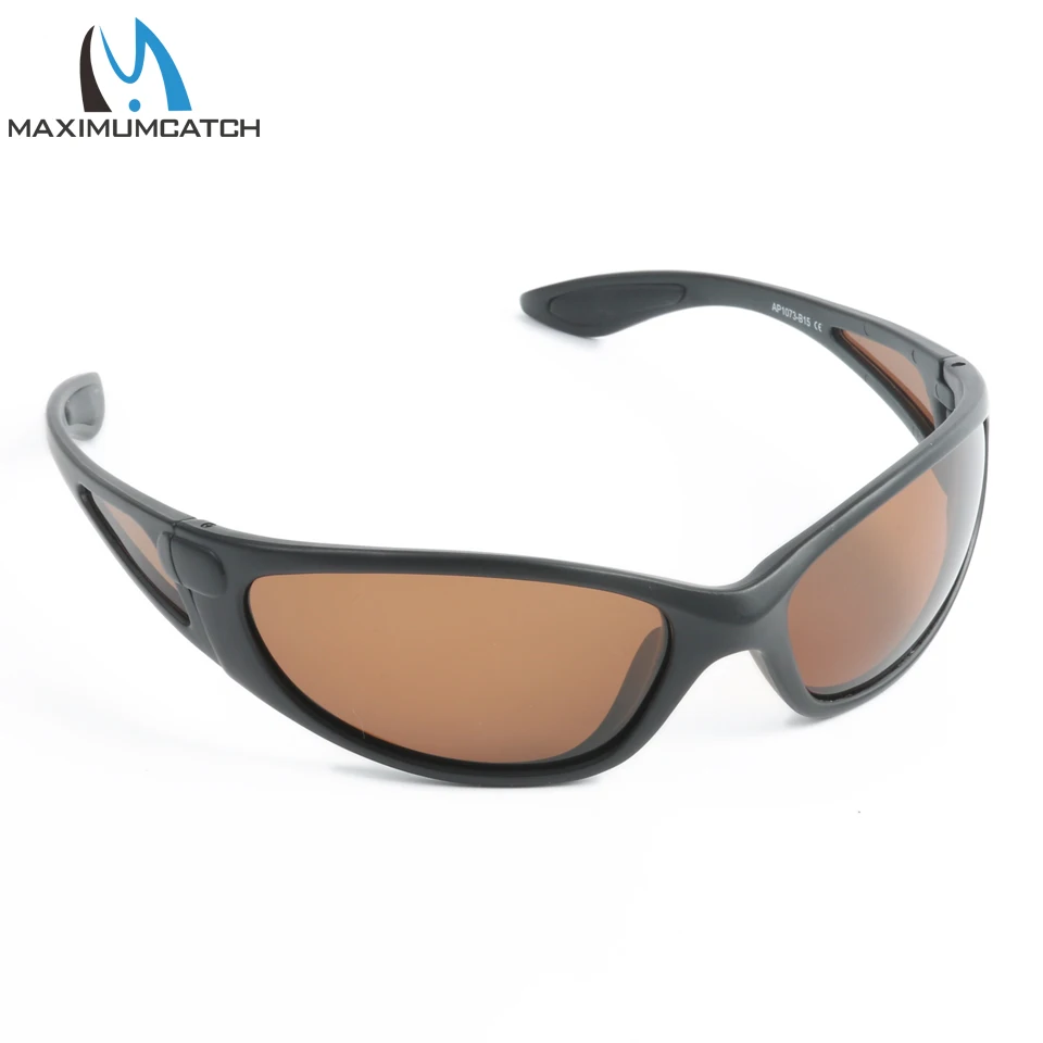 Maximumcatch AP1073 Popular Sport Sunglasses Brown Yellow And Grey Colors To Choose UV400 Fishing Sunglasses