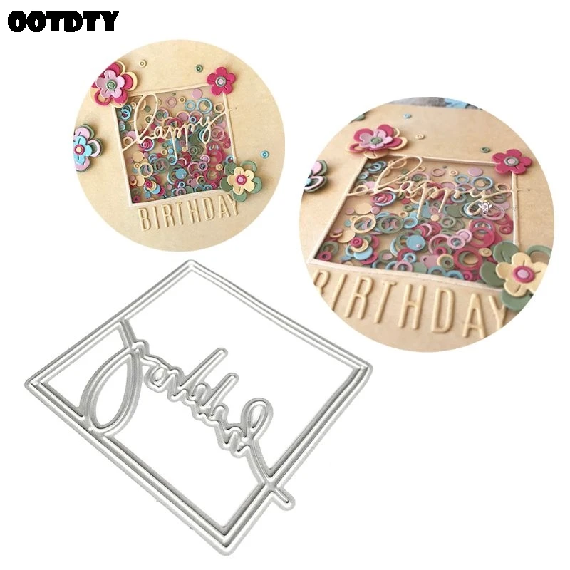 Circle Geometric Metal Cutting Dies Stencil Scrapbooking Album Stamp Paper Card Embossing Decor New for 2020