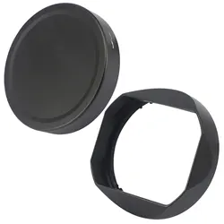 Haoge Lens Hood Metal Square Bayonet for Sony FE 35mm F1.4 GM, With Metal Cap, Replaces Sony FE35mm F1.4 GM Hood  ALC-SH0001