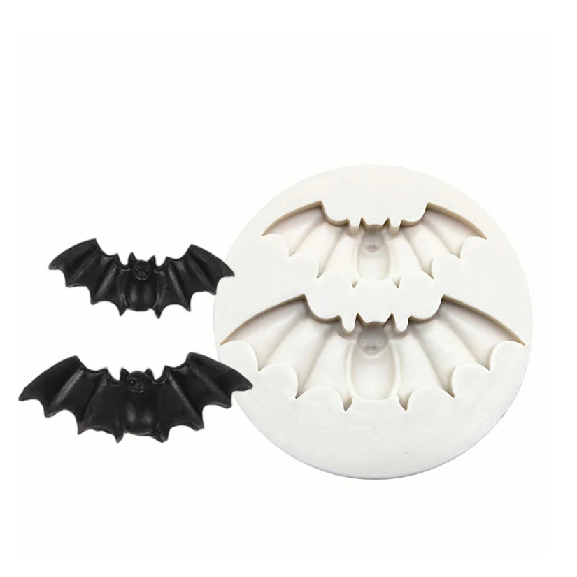 Halloween Bat Spider Owl Silicone Sugarcraft Mold Chocolate Cupcake Baking Fondant Cake Decorating Tools