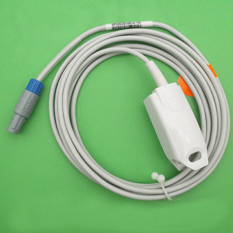 Compatible for Mindray PM9000/ PM8000/ /MEC1000 /2000/ VS800 Patient Monitor 6Pin Adult Finger Clip Spo2 Sensor