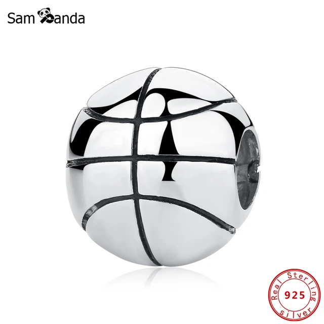 Silver basketball charm hotsell