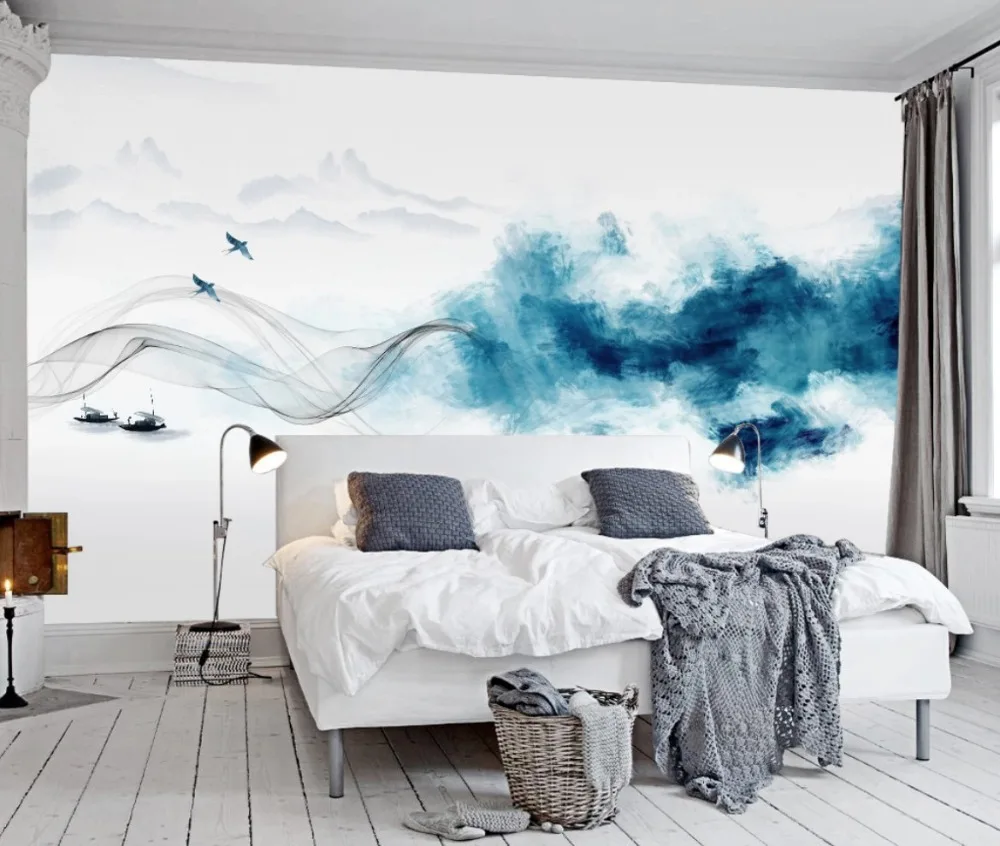 

Bacal Custom wallpaper Abstract ink landscape 3D photo wall mural wallpaper bedroom living room wallpaper for walls 3 d