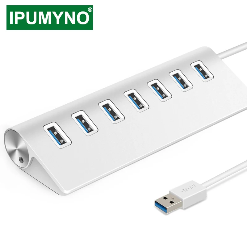 USB 3.0 HUB 4 7 Port محول الطاقة متعدد USB الفاصل عالية السرعة لماك بوك برو Air PC ملحقات الكمبيوتر conttador USB هاب