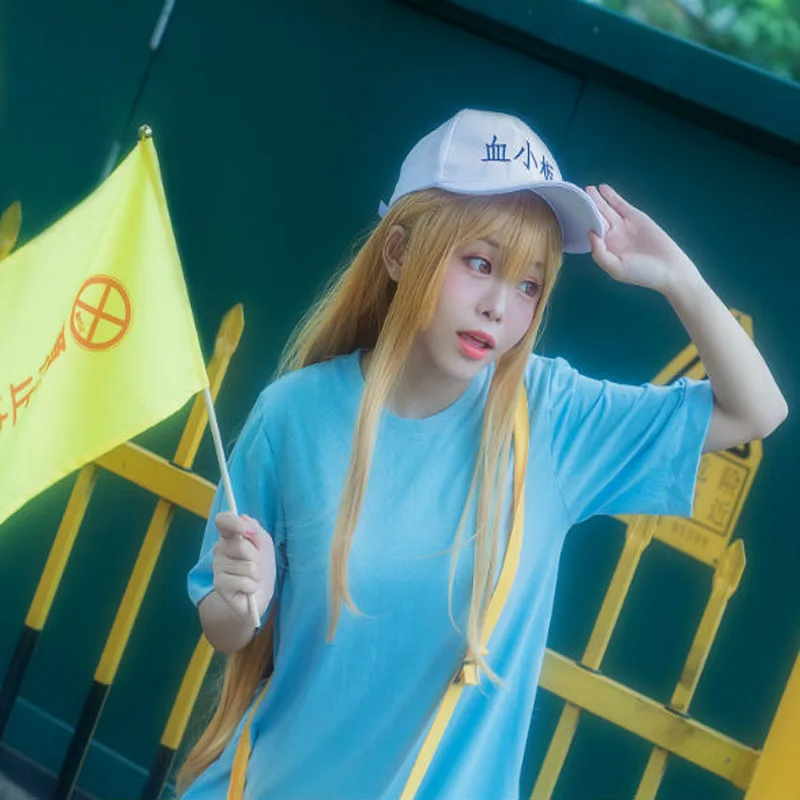 

Аниме клетки на работе пластина наряд костюм Хэллоуин косплей флаг аниме