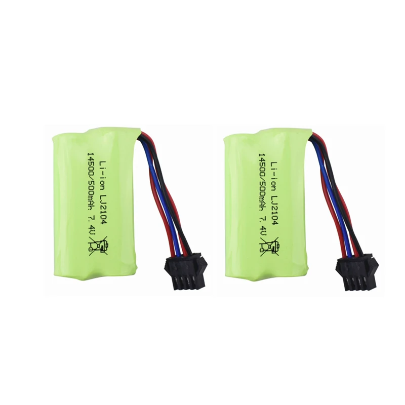 7.4V 500mAh rechargeable battery For EC16 remote control Spare Battery Model Car Model High-Rate Li-Po Battery