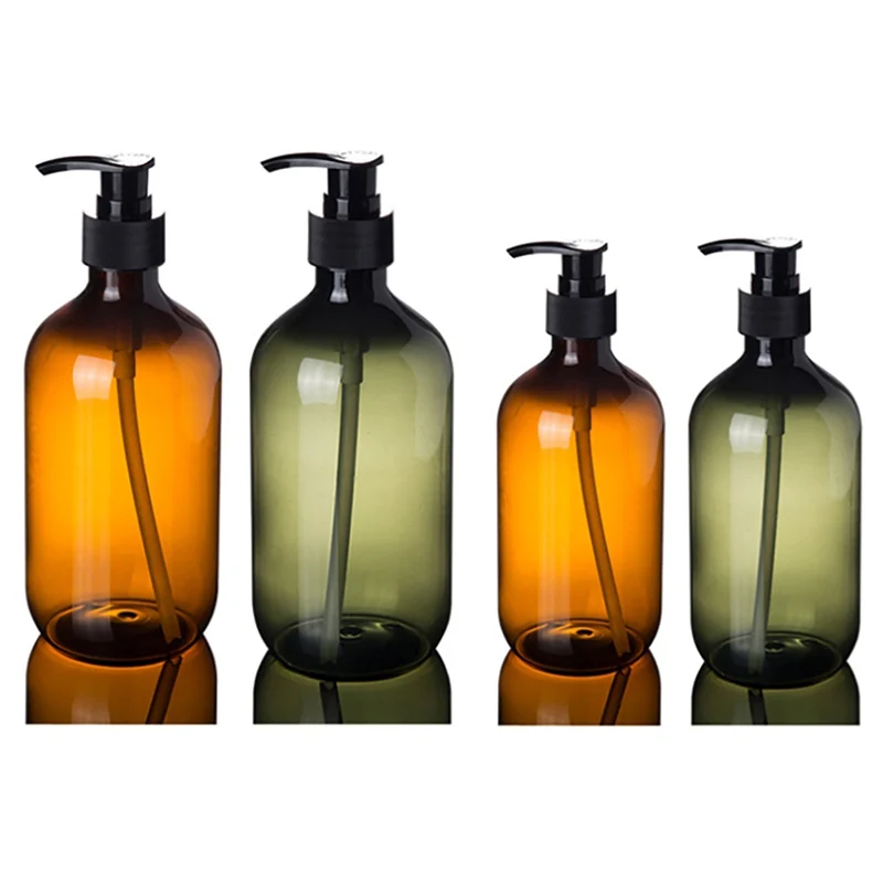 300/500ml Bathroom Soap Dispenser Refillable Shampoo Shower Gel Bottle Multi-purpose Liquid Storage Container for Bathroom