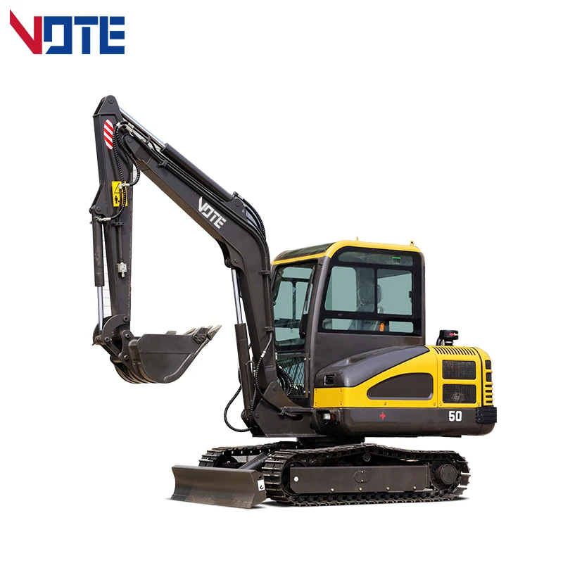 น้ำหนัก5ตันจีนรถขุดทำงานดีกว่า Backhoe Crawler Mini Micro Digger ยานพาหนะ