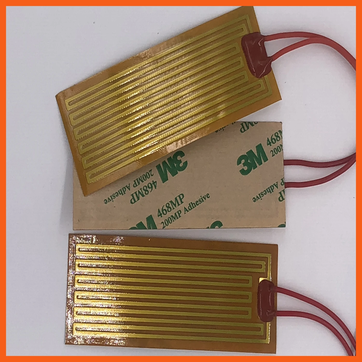 

Custom design 20*175mm /15*175mm 30W 24v 6w PI film polyimide heater heat rubber Stable optoelectronic component