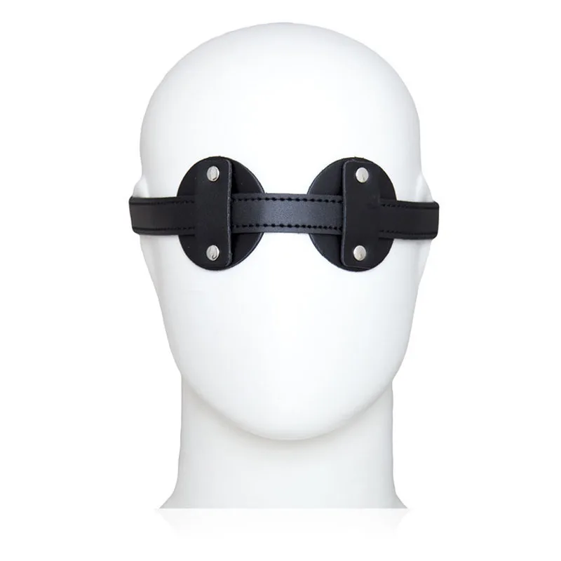Head Bondage Leather Belt Blindfold Eye Mask Slave BDSM Fetish Sex Toys For Couples women Restraints Cosplay Erotic tools
