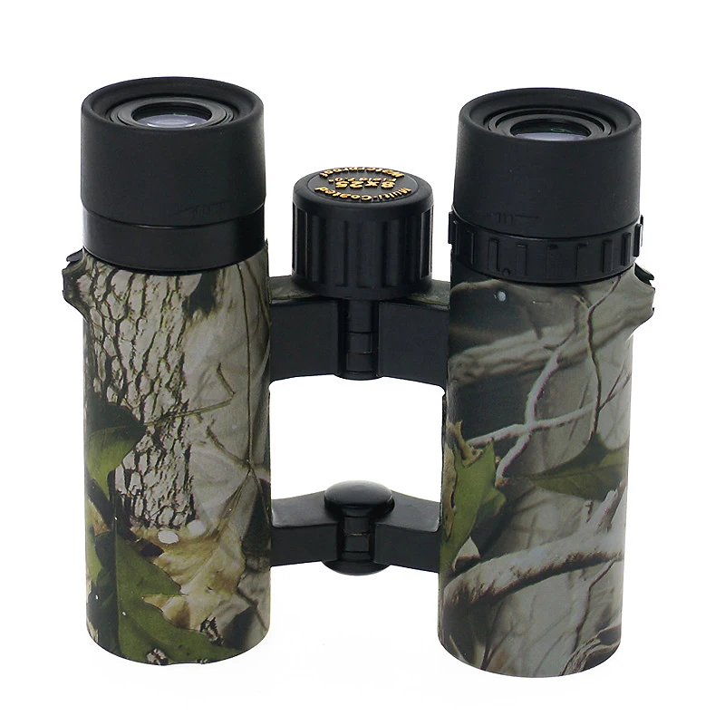 Camouflage 8x25 Binocular Telescope HD Waterproof High Times BAK4 Prism FMC Outdoor Camping Bird-watching Telescopes