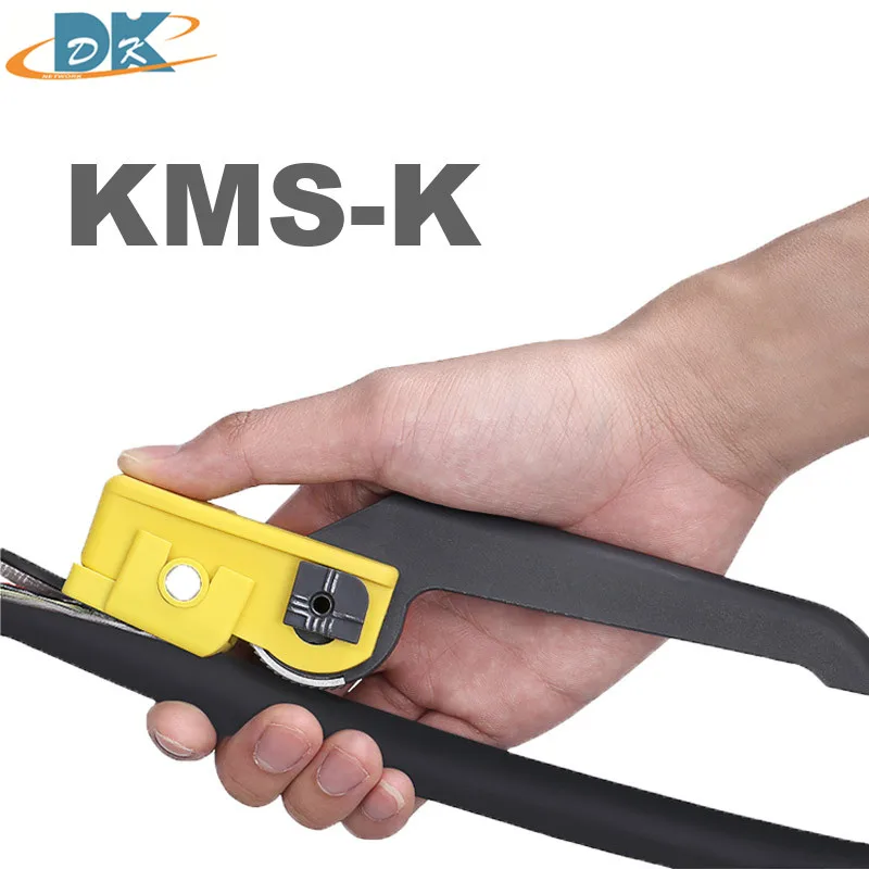 Longitudinal Cable Jacket Slitter KMS-K ftth Fiber Cable Sheath Cutter Copper Optical Fiber Tool