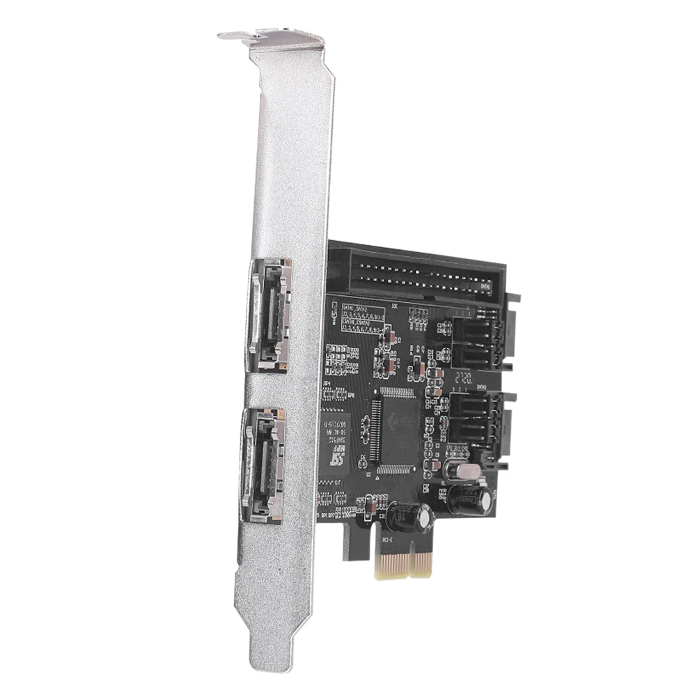 PCI Express Expansion Card JMB363 PCI-E PCIe to 2 Ports SATA IDE eSATA Adapter Converter RAID Controller Card For Linux MAC