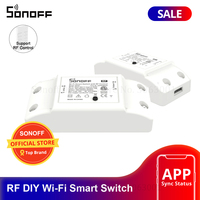 Sonoff RF 433MHz Wifi Wireless Smart Switch Wifi Controlled Light Switch Wifi Remote Power Switch Support RF Receiver Smart Home