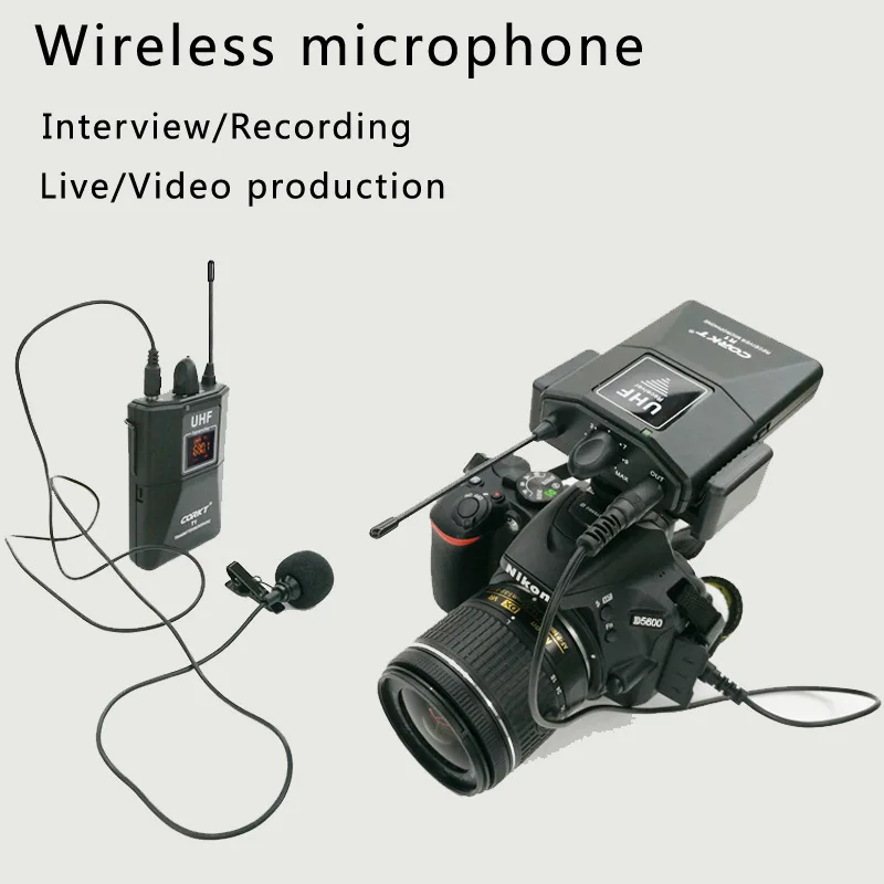 CELLA CITY Little Bee Wireless Microphone News Interview Pickup Small Video Shooting Remote Recording Wireless Lavalier Mic