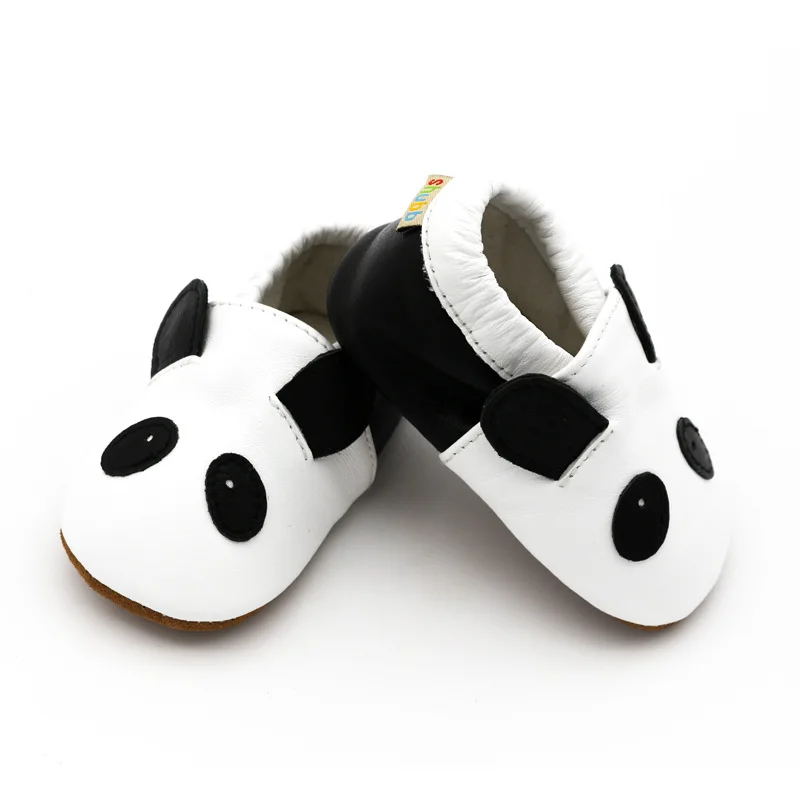 Animal featured soft sole baby shoes wholesale leather newborn shoes slip on baby casual shoes 0-24 month