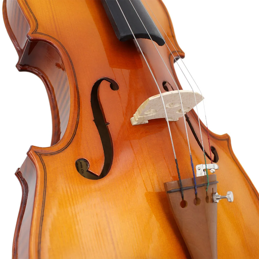 Astonvilla 4/4 Full Size Violin Solid Wood Spruce Panel Acoustic Violin Fiddle With Case Bow Beginners Musical Instrument Gift