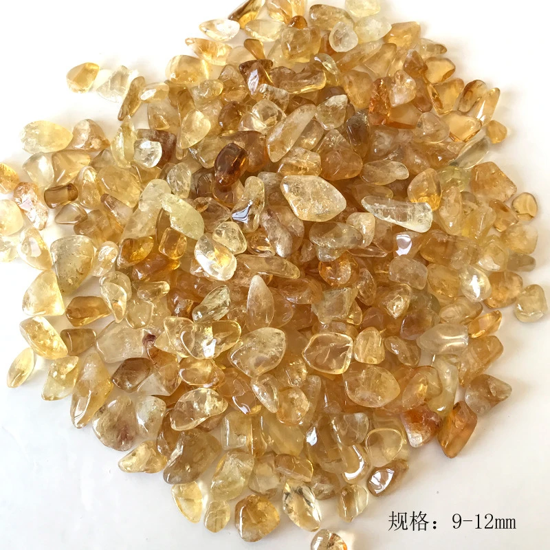 100g Natural Citrine Yellow Quartz Crystal Stone Rock Polished Gravel Specimen natural stones and minerals
