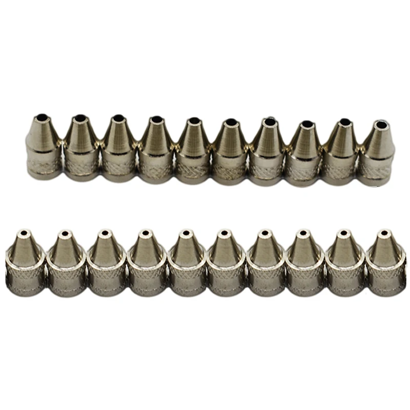 10pcs Practical 2mm Metal Nozzle Iron Tip For Electric Vacuum Solder Sucker / Desoldering Pump Welding Tools