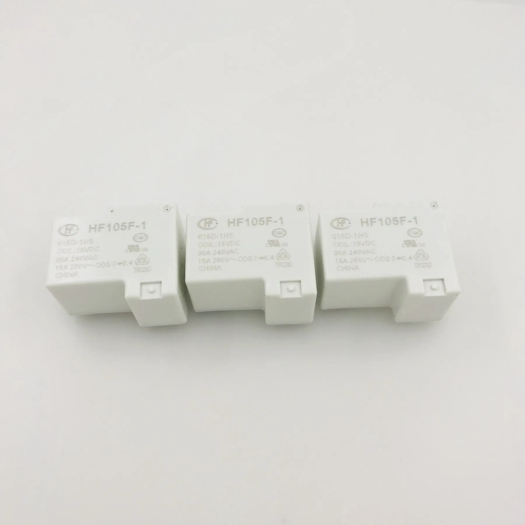 

JQX-105F-1-015D-1HS 15VDC 30A 240VAC relays