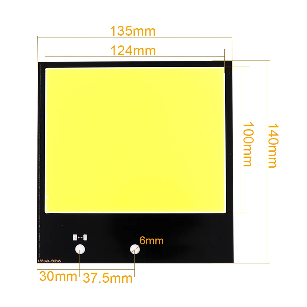 New Arrival Black Board COB LED Panel Light for Outdoor Lamp Car Auto Lights DIY 12V 50W Super Bright White Color Bulb