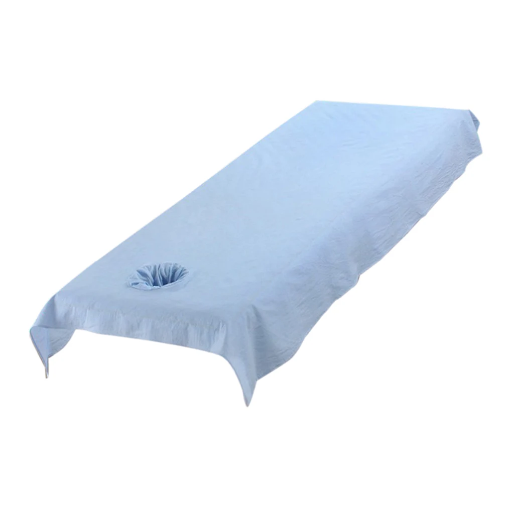 Professional Breathable Washable Cotton Massage Table Bed Fitted Pad Cover Sheet 8 Colors 200x120cm