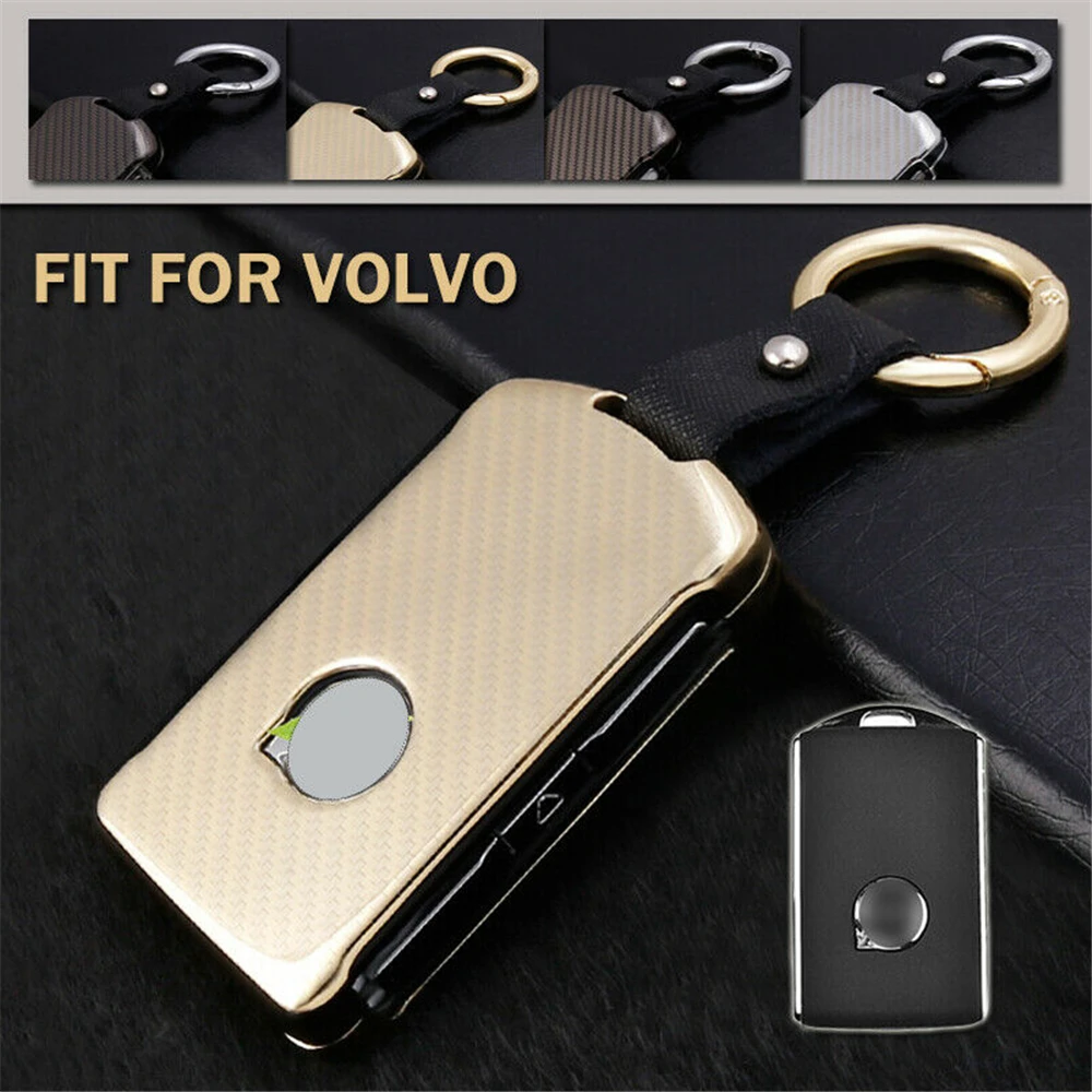 

Zinc Alloy Smart Remote Car Key Fob Case Cover Protector For Volvo XC90 XC60 XC40 C30 S60 S90 V90 Accessories Keychain Shell