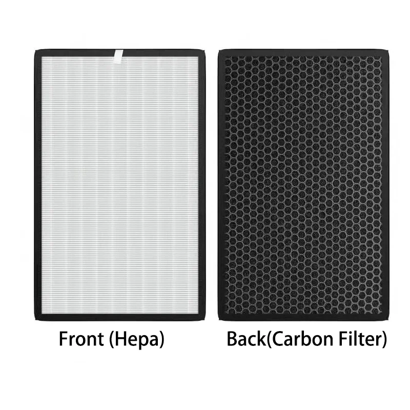 Filtro de aire de carbón activado Hepa para purificador de aire Boneco P340 397x217x38mm