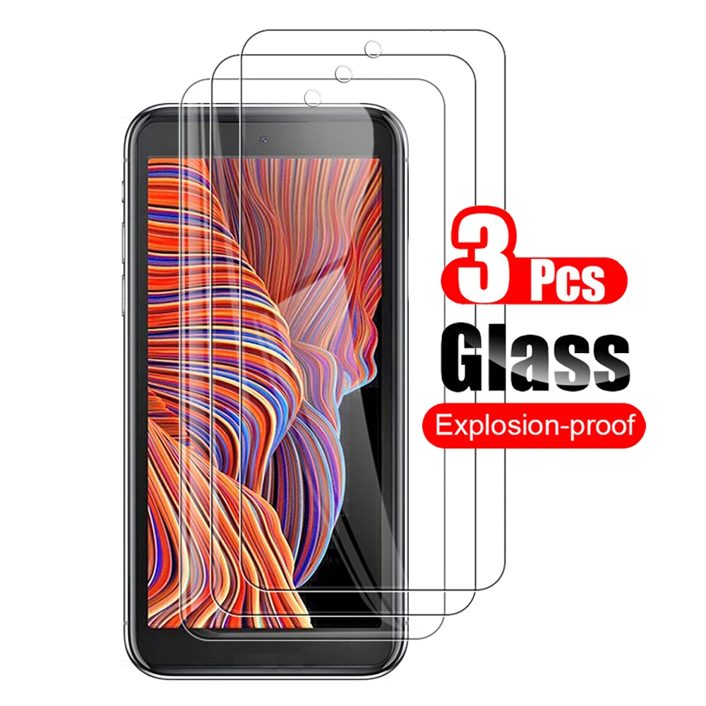 3Pcs For Samsung Galaxy Xcover 5 Tempered Glass Screen Protector for Samsung Galaxy Xcover5 X Cover 7 5 6 Pro Protective Glass