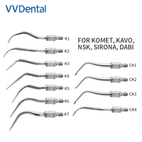 VVDental K1 K2 K3 K4 K5 K6 K7 Scaler Tips Compatible With Air KAVO  Scaling Dental Ultrasound Tips Dentist Materia Scaling Tips