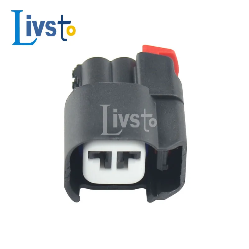 1 Set 2 Pin Auto Air Conditioner Compressor Pump Connector Harness Socket ABS Sensor Plug 34062-0028 view 4
