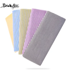 Black and White Stripes Printed Cotton Fabric Pre-cut Fat Quarter Patchwork Tissue Crafts Dolls Fabric Sewing Cloth for Beginner