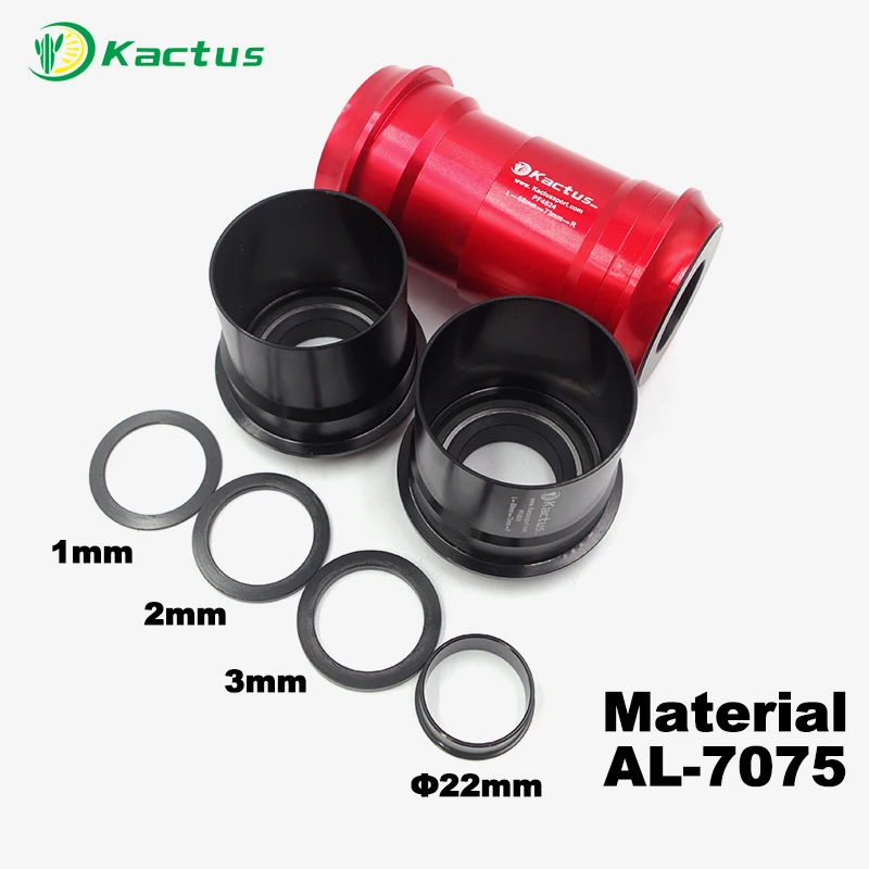 KACTUS TECH CERAMIC BEARING PRESSFIT BICYCLE BOTTOM BRACKET BB30 ROAD MTB MOUNTAIN BIKE PRESS FIT BOTTOM BRACKET 22MM 24MM PARTS