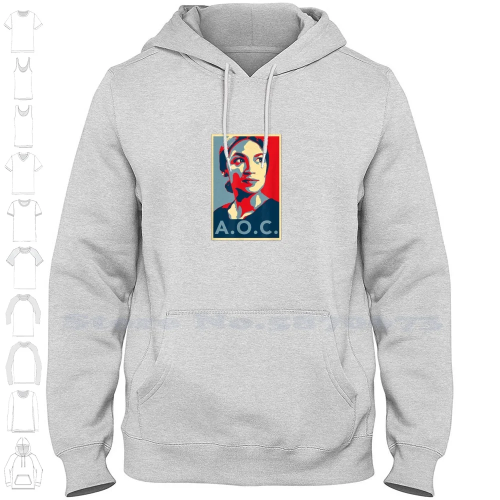 Alexandria---Aoc-New-Party-Who-Dis-Hope Streetwear Sport Hoodie Sweatshirt O Aoc Inspired Related Funny Party New Dis O