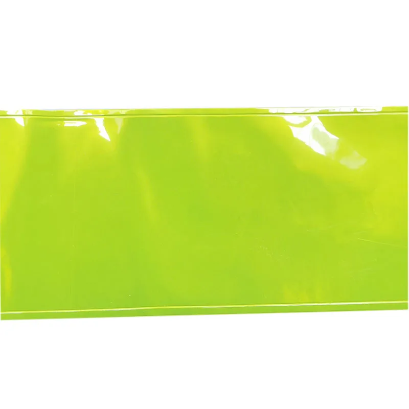 10Cm * 50M/Roll Reflecterende Materiaal Naaien Doek Fluorescerende Pvc Strip Hoge Zichtbaarheid Reflectie Verkeersveiligheid Waarschuwing