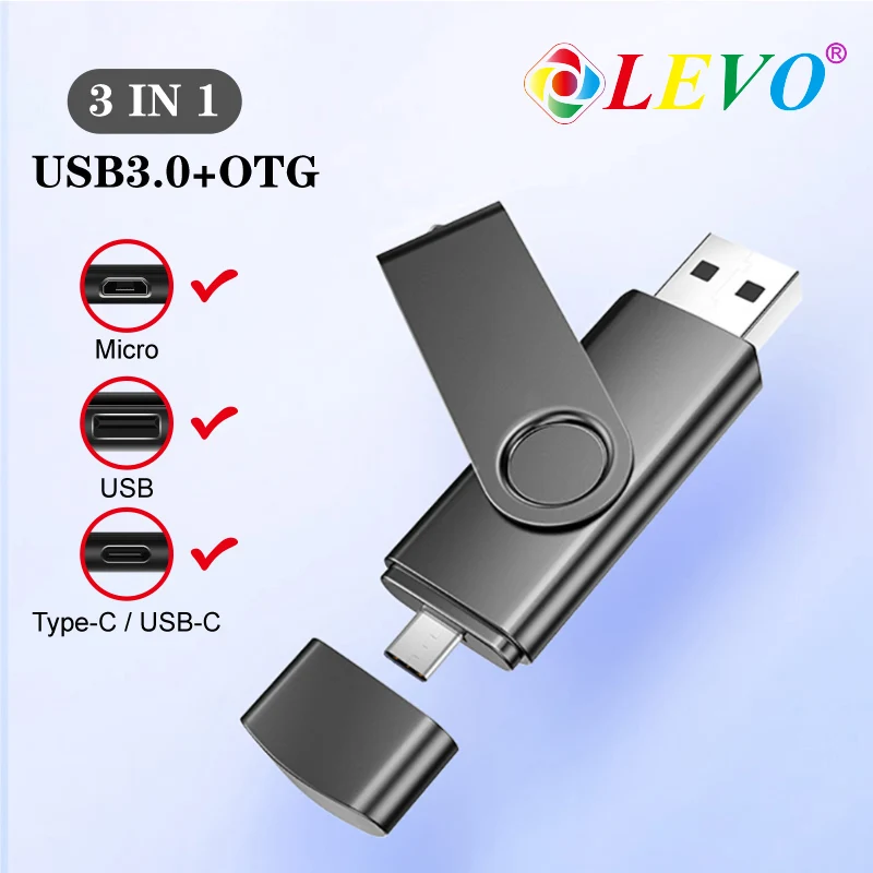 Type-C OTG محرك فلاش USB 3.0 عصا 64gb otg القلم محرك 8gb 16gb 32gb 128gb تخزين الأجهزة صور عصا للهواتف الذكية