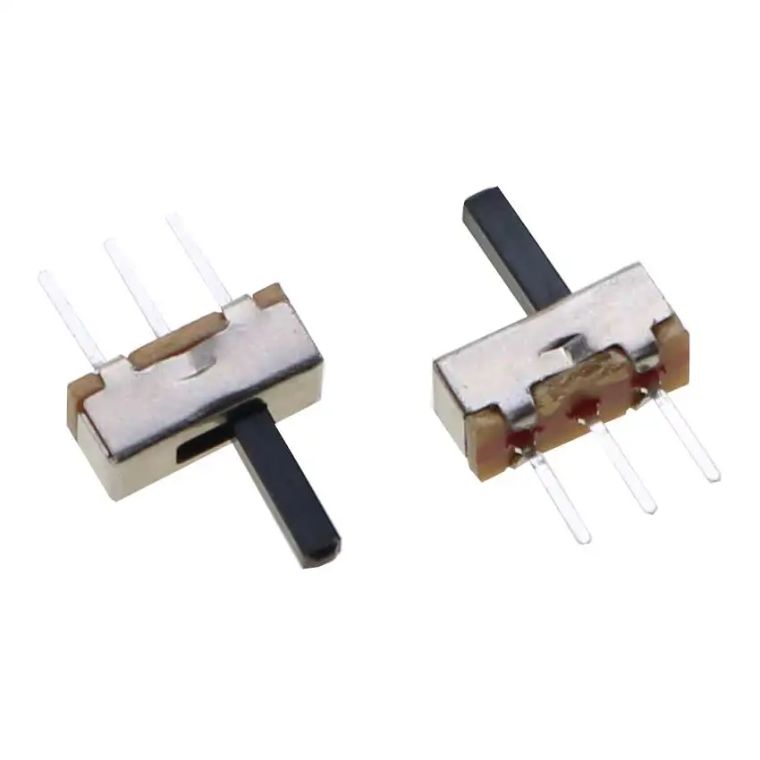 10/50/100PCS SS12D00 G2 G3 G4 G5 G6 Interruptor ON-OFF Mini Slide Switch 3Pin 1P2T 2 Position Toggle Switch Handle
