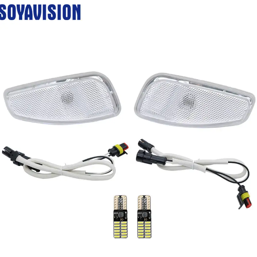 Indicatori di direzione anteriori per auto lampada laterale per Jeep Renegade 2014-2023 accessori avvertimento di riflessione laterale indicatore di