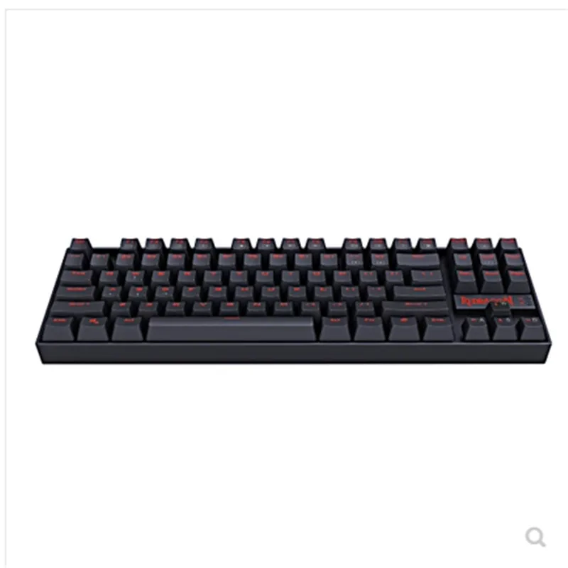 Gaming Mechanical Keyboard 87 Keys Blue Switch Wired Keyboard Metal Panel Anti-ghosting RGB Red Backlit For Gamer PC Laptop