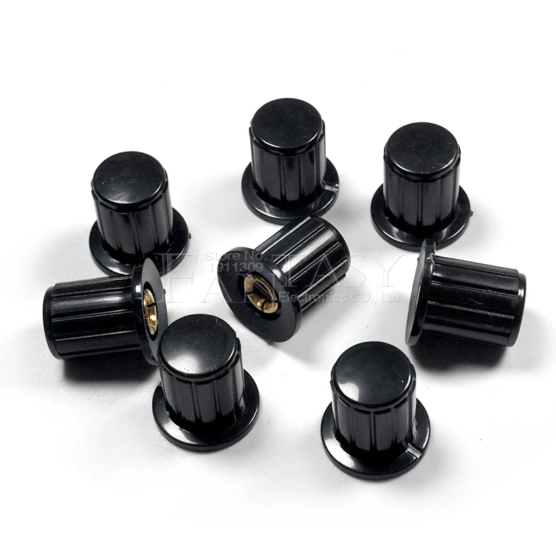 5PCS WXD3-13 black knob button cap is suitable for high quality WXD3-13-2W  turn around special potentiometer knob KYP16-16-4