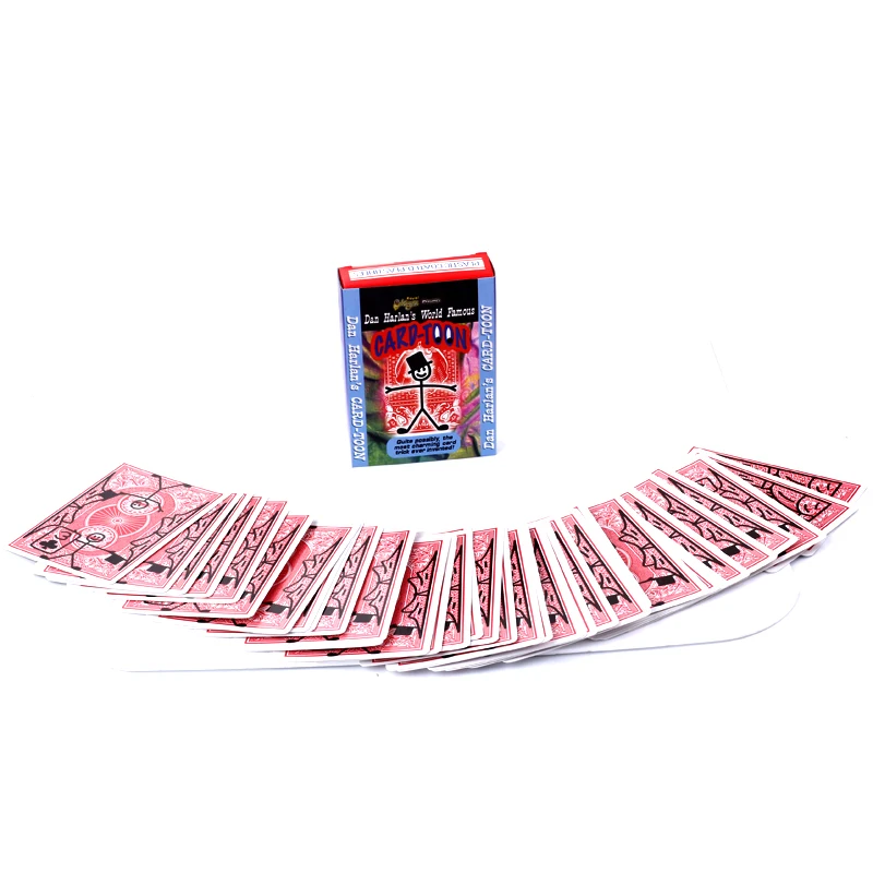 Magic Cartoon Cardtoon Deck Magic Tricks Pack Playing Card Toon Animation Prediction Funny Magic Magic Props Gimmick G8029