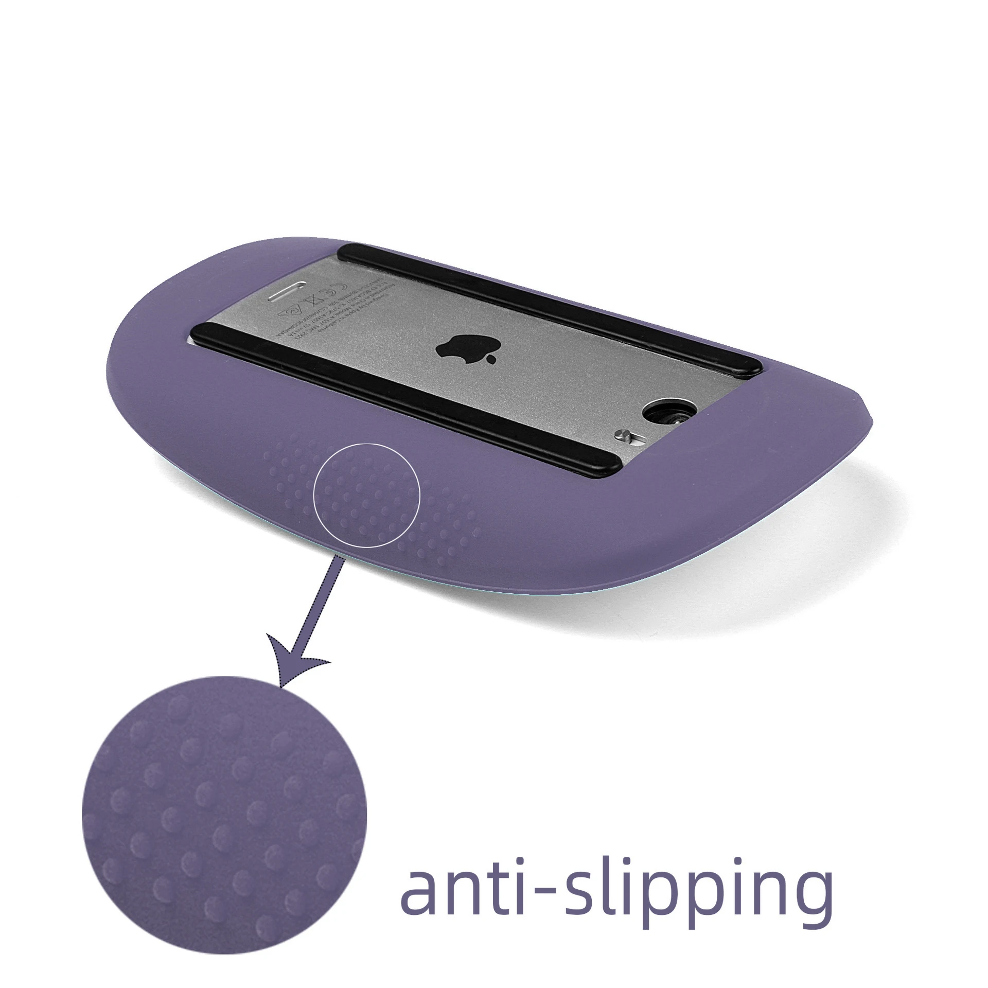 Magic Mouse Shell Silicone Skin  mouse Cover  Silicone mouse Protective Case for Apple Magic Mouse 1/2 (China red)