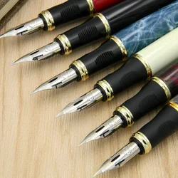 JINHAO 450 G NIB metall GOLDENE Geändert kalligraphie Runde Körper Blume körper Englisch Brunnen Stift