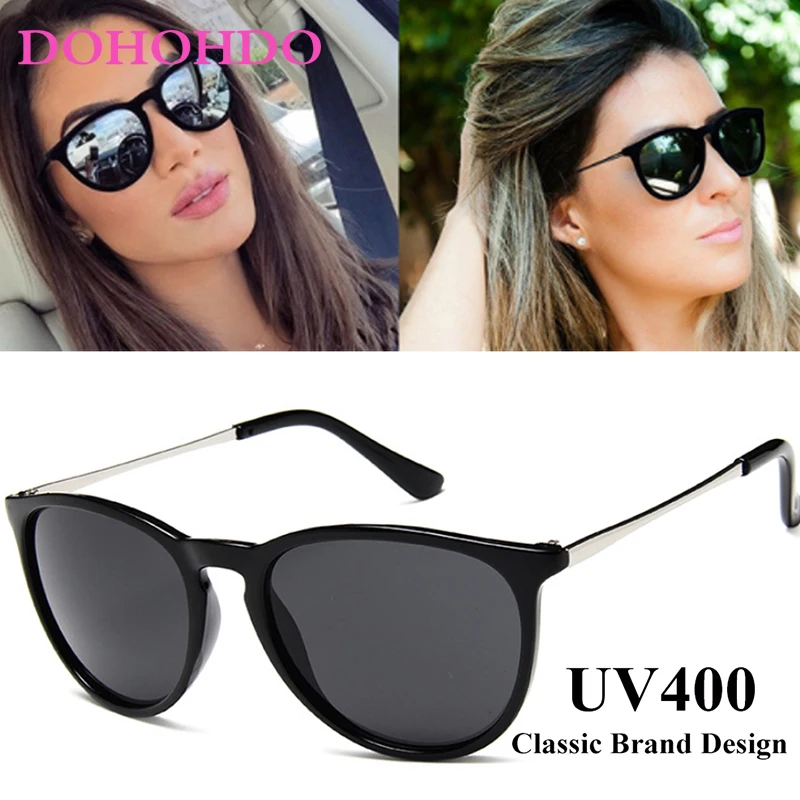 

DOHOHDO 2022 New Fashion Cat Eye Sunglasses Women Brand Designer Oculos De Sol Feminino Rays Protection Mirrored Sun Glasses