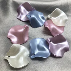 20/50Pcs White Simplicity Leaves Acrylic Pendants For DIY Jewelry Necklace Bracelet Earring  Accessories Making